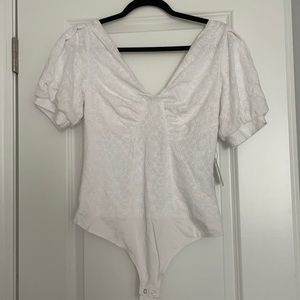 NWT White bodysuit